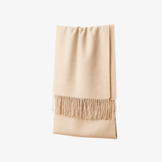 BEIGE SCARF MERINOULL